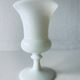 Large antique vase in white opaline from Florence