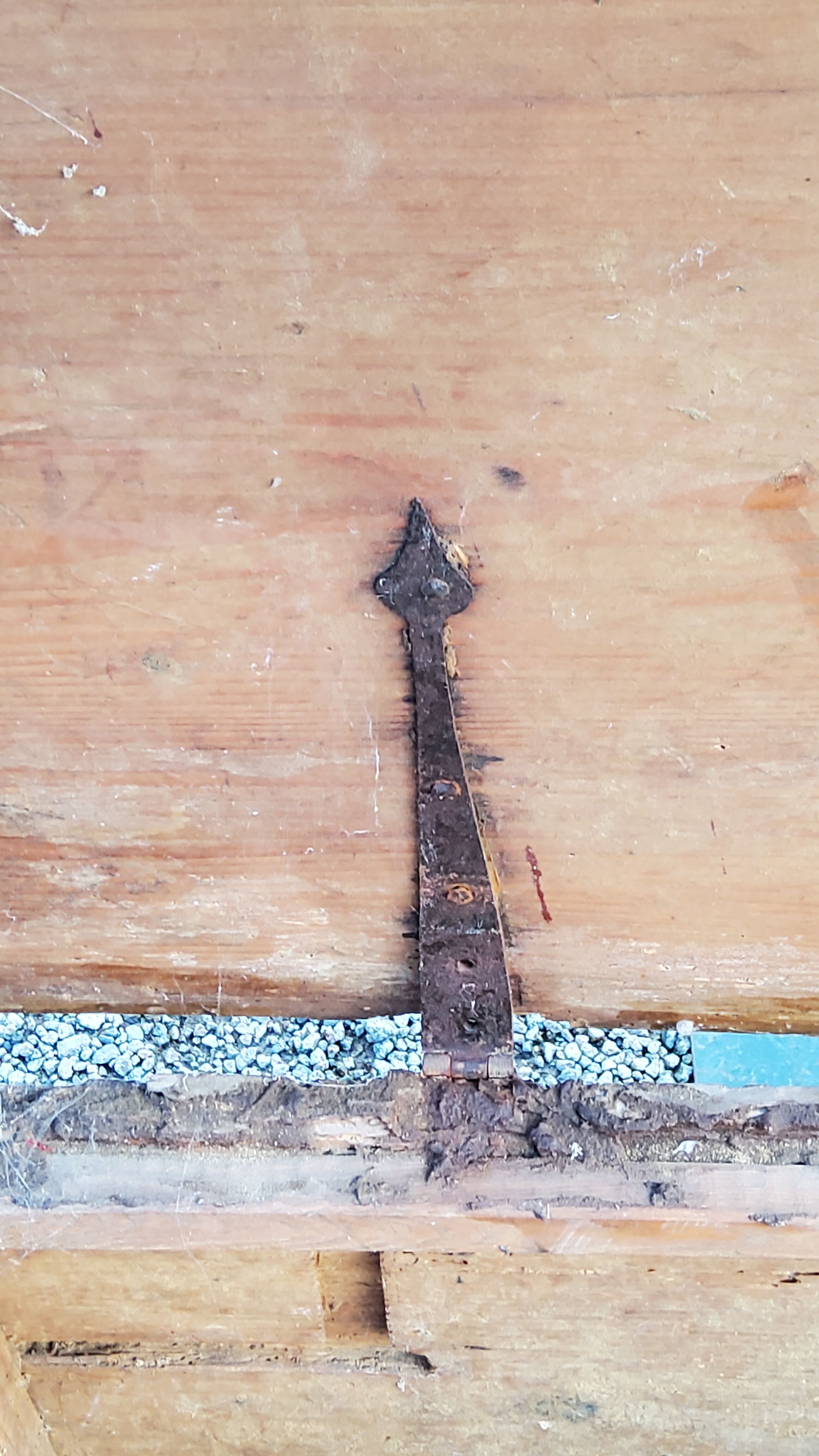 Alsatian polychrome wedding chest eighteenth -nineteenth century