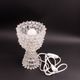 Elegant Table Lamp in Rostrato Murano Glass Vase attributed to Barovier & Toso, 1940s
