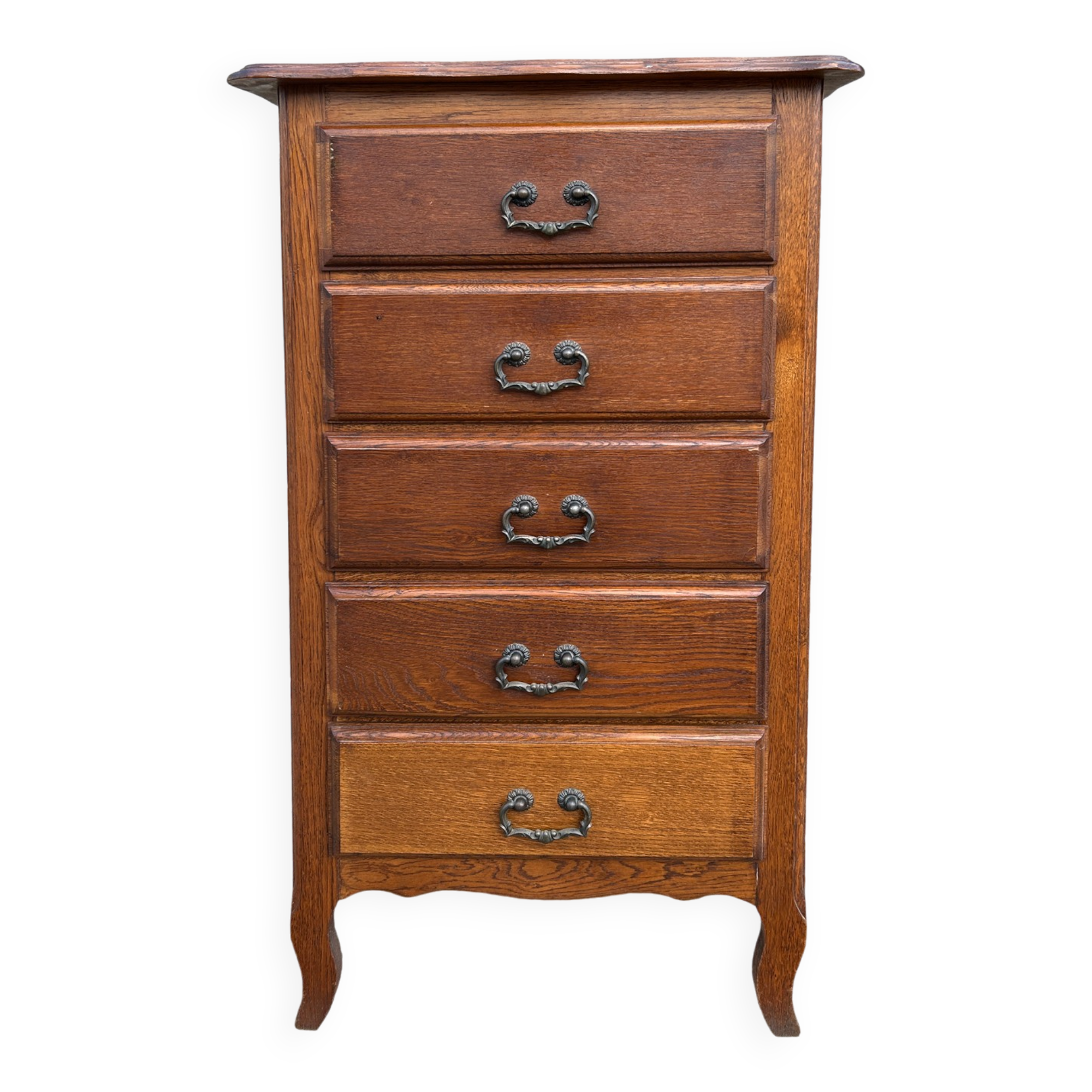 Chest of drawers, solid wood, vintage, 60s