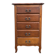 Commode semainier, bois massif, vintage, années 60