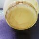 Ancien vase opaline blanc crème décor oiseaux & dorures vintage