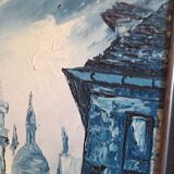 Oil on canvas signed benoit-gebelin (1913 - ? ) paris la nuit dated 1965