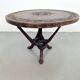 Vintage African Handmade Wooden Folding Table, 1960s