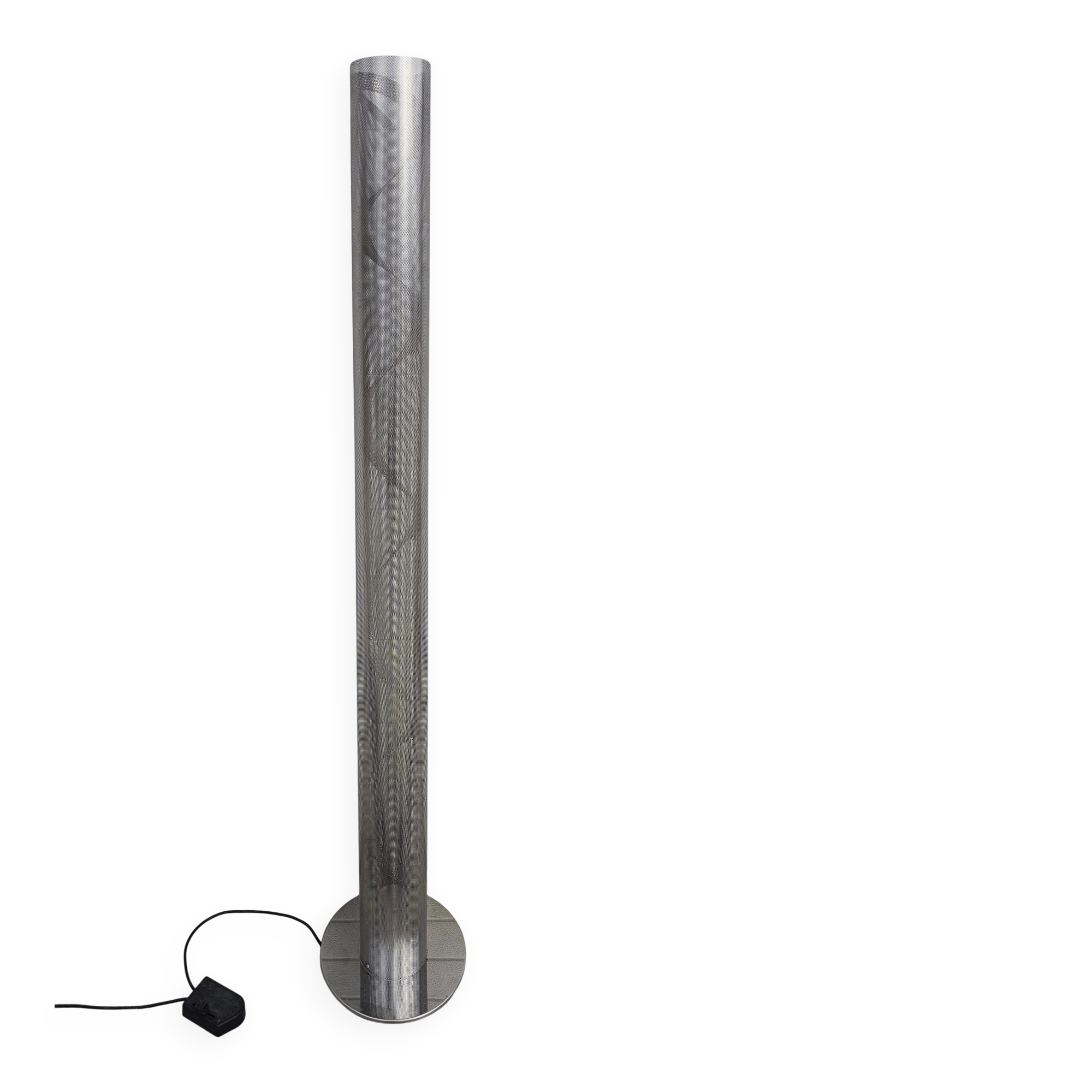 Postmodern tubular floor lamp "Tall Spiral No.5" by Thierry Vide 1999