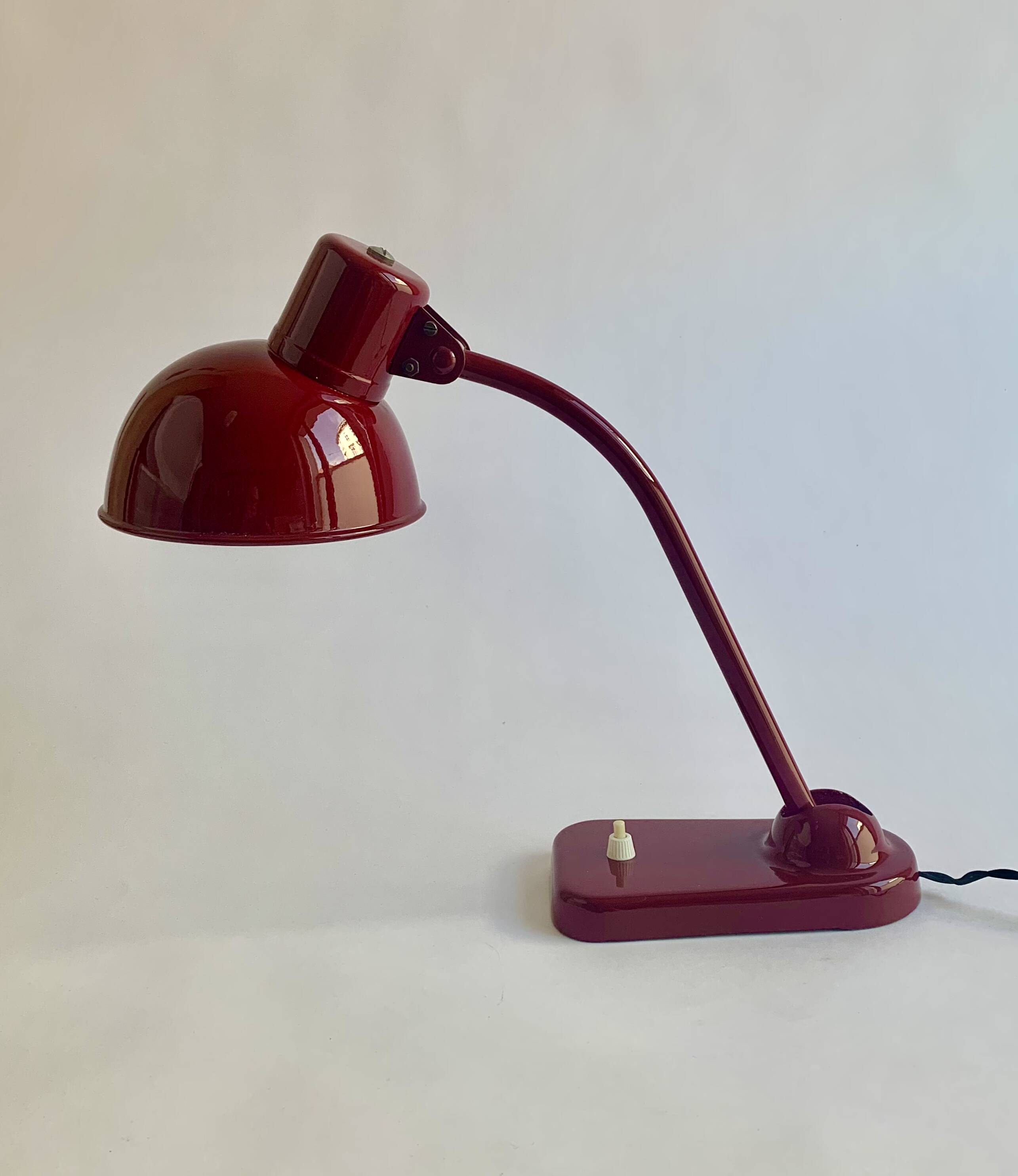 Bauhaus desk lamp, Germany, 1940s