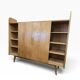 Vintage wooden wardrobe/display cabinet/wall unit