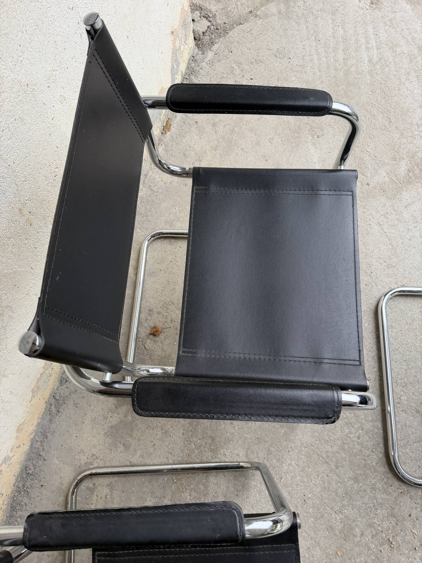 4 B34 armchairs by Marcel Breuer from the 1980s