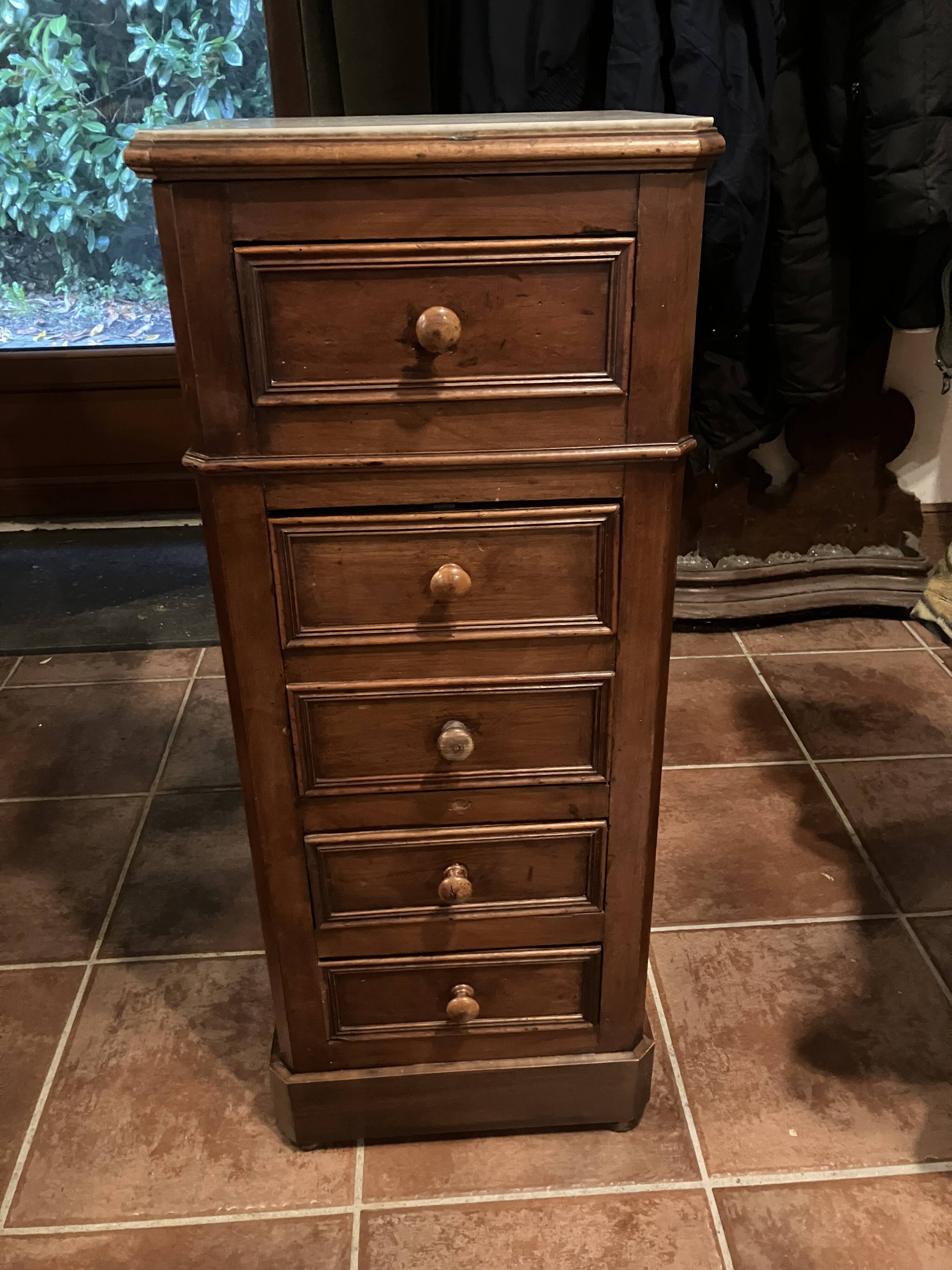 Nightstand, antique workshop furniture