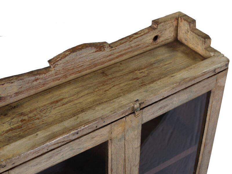 Antique white indian showcase