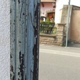 Rectangular mirror in old wood