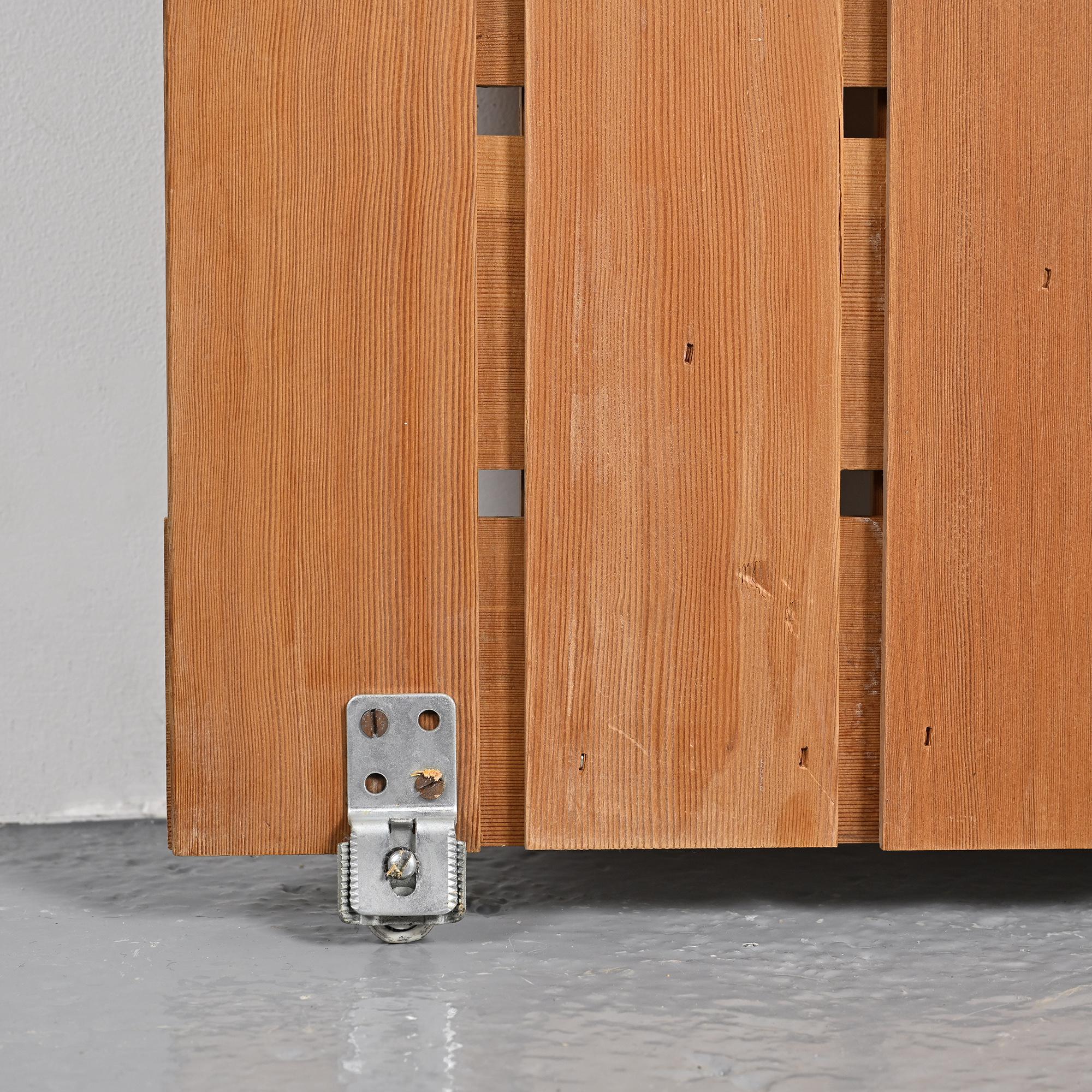 Sliding panel, Charlotte Perriand for the Hôtel La Cascade, Les Arcs 1600
