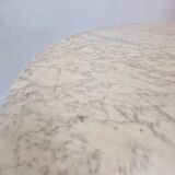 Knoll Marble Dining Table With 5 Chairs by Eero Saarinen, 1960s
