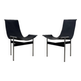 Pair of  T armchairs by Katavolos Little and Kelley, Laverne International