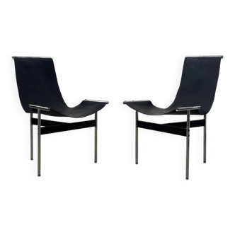 Paire de fauteuil T de katavalos Little et Kelley, édition Laverne International