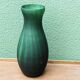 Blown glass vase, frosted satin.