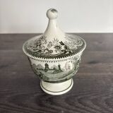 Old Sugar Bowl Jemmapes Faience (Cappellemans)