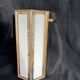 SOTHIS wall lamp - hexagonal - glass and brass - Italy