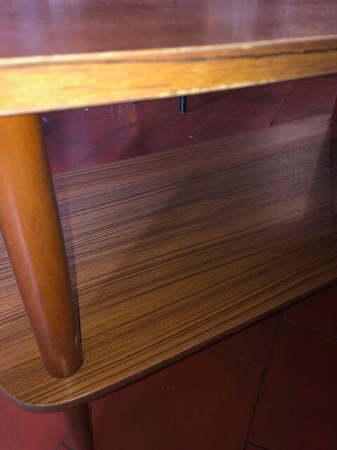 Scandinavian coffee table compass foot