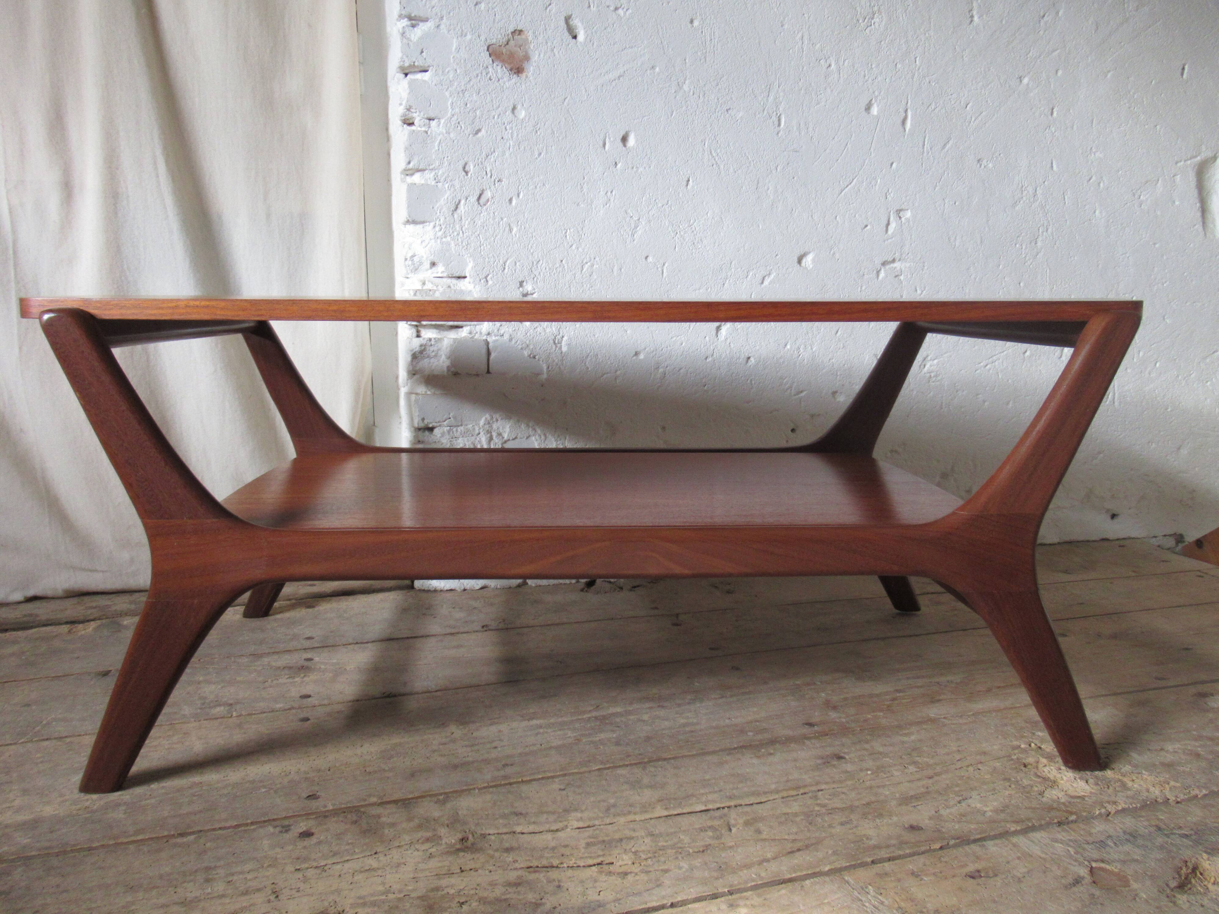 Teak coffee table