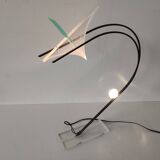 Plexiglas and metal lamp from Relco Milano, Italy 1980s