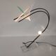 Lampe plexiglas et métal de Relco Milano, Italie 1980s
