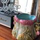 Barbotine pot cover