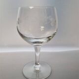 Set of 6 stemmed glasses