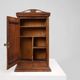 French Art Deco shaving cabinet in wood from the 1930