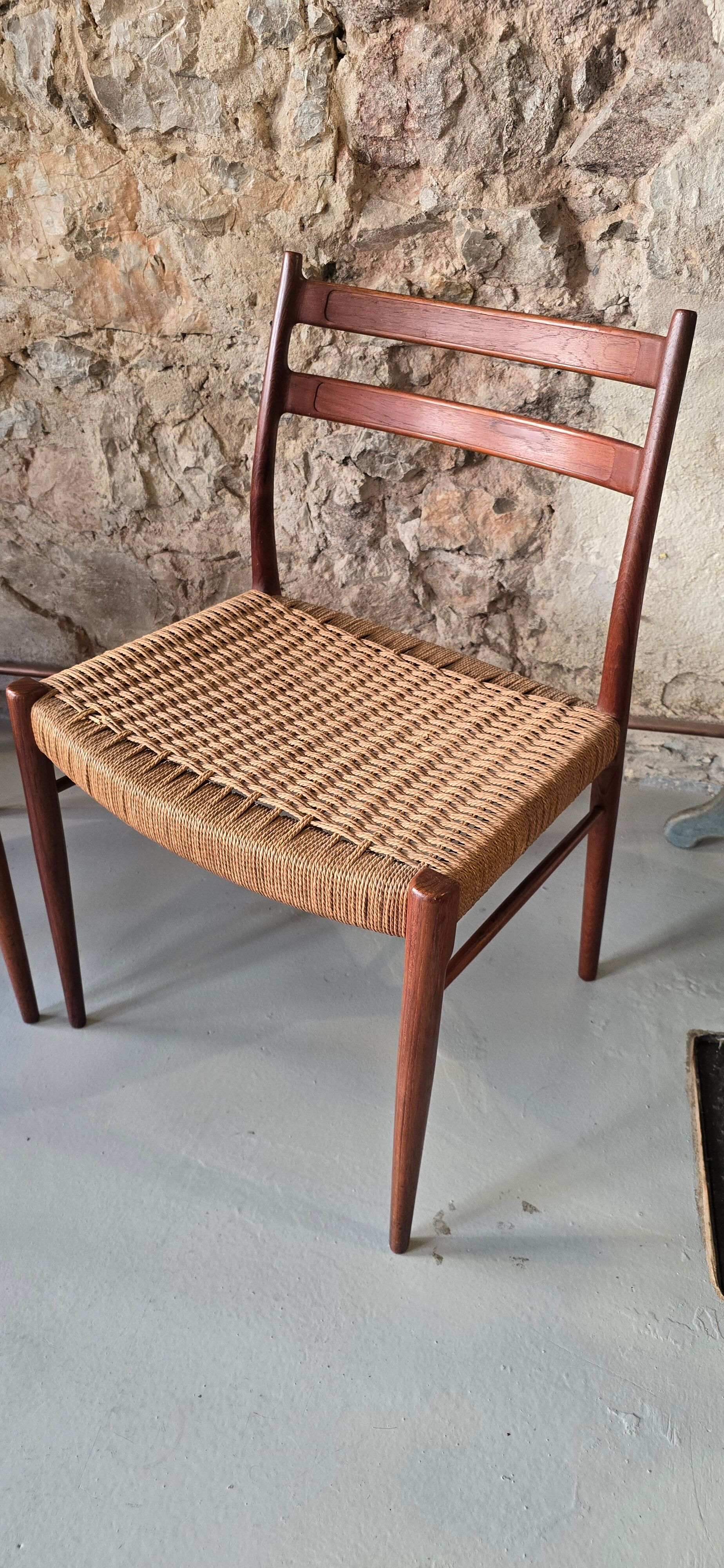 Arne Wahl Iversen - Pair of chairs GS-70 Ed. Glyngore Stolefabrik 1960 DK