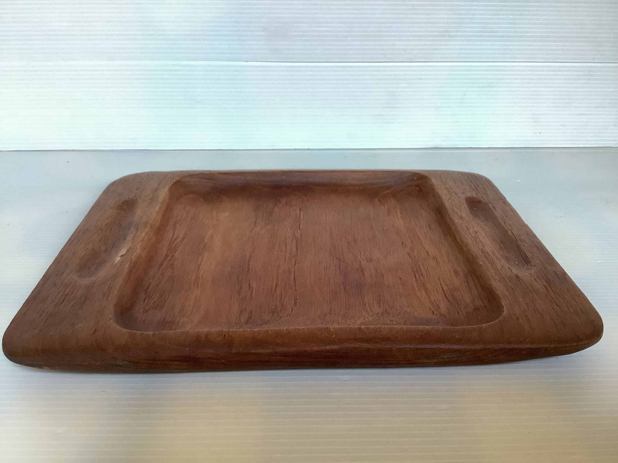 Small teak wood tray