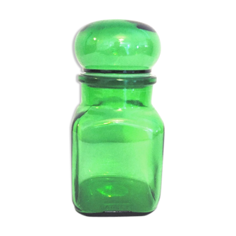 Green Ariel glass bottle