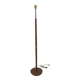 Scandinavian floor lamp in teak and metal, Sweden, 1950
