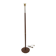 Scandinavian floor lamp in teak and metal, Sweden, 1950