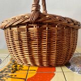 Vintage wicker basket