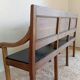 Early 20th-century solid oak bench