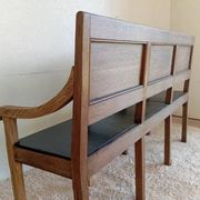 Banquette début XXème en chêne massif