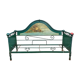 Rare Venetian Napoleon III period rest bench in cast iron and sheet metal