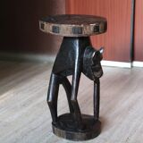 African zoomorphic wooden stool
