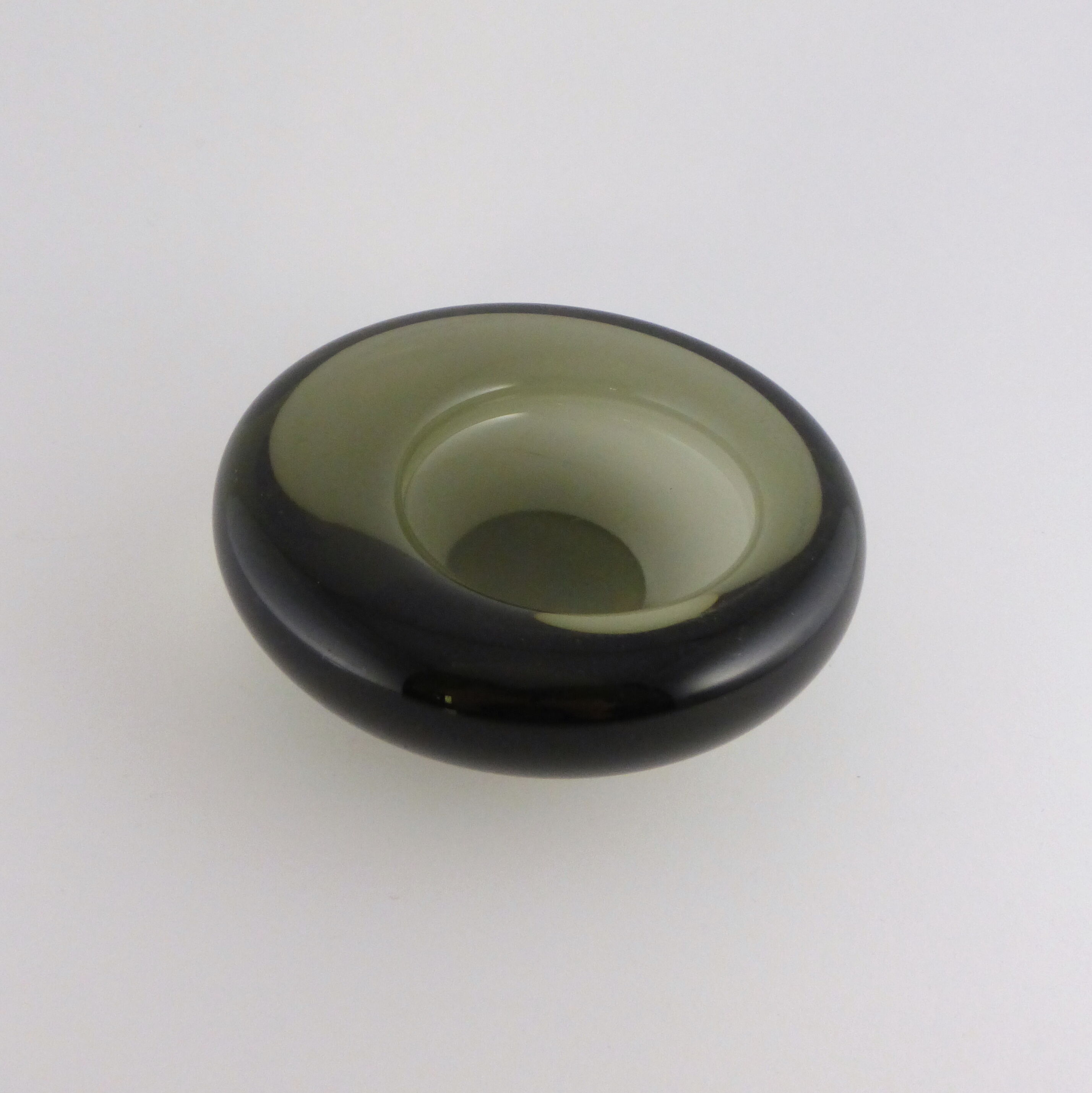 Cut smoked glass Holmegaard - Per Lütken - 1960