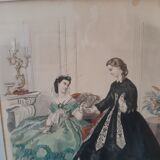 Art frame - the illustrated fashion 1863 no. 44 "Madame Lise's dresses"