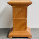 French split bamboo pedestal / plinth, 1970s