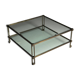 Table basse en verre vintage