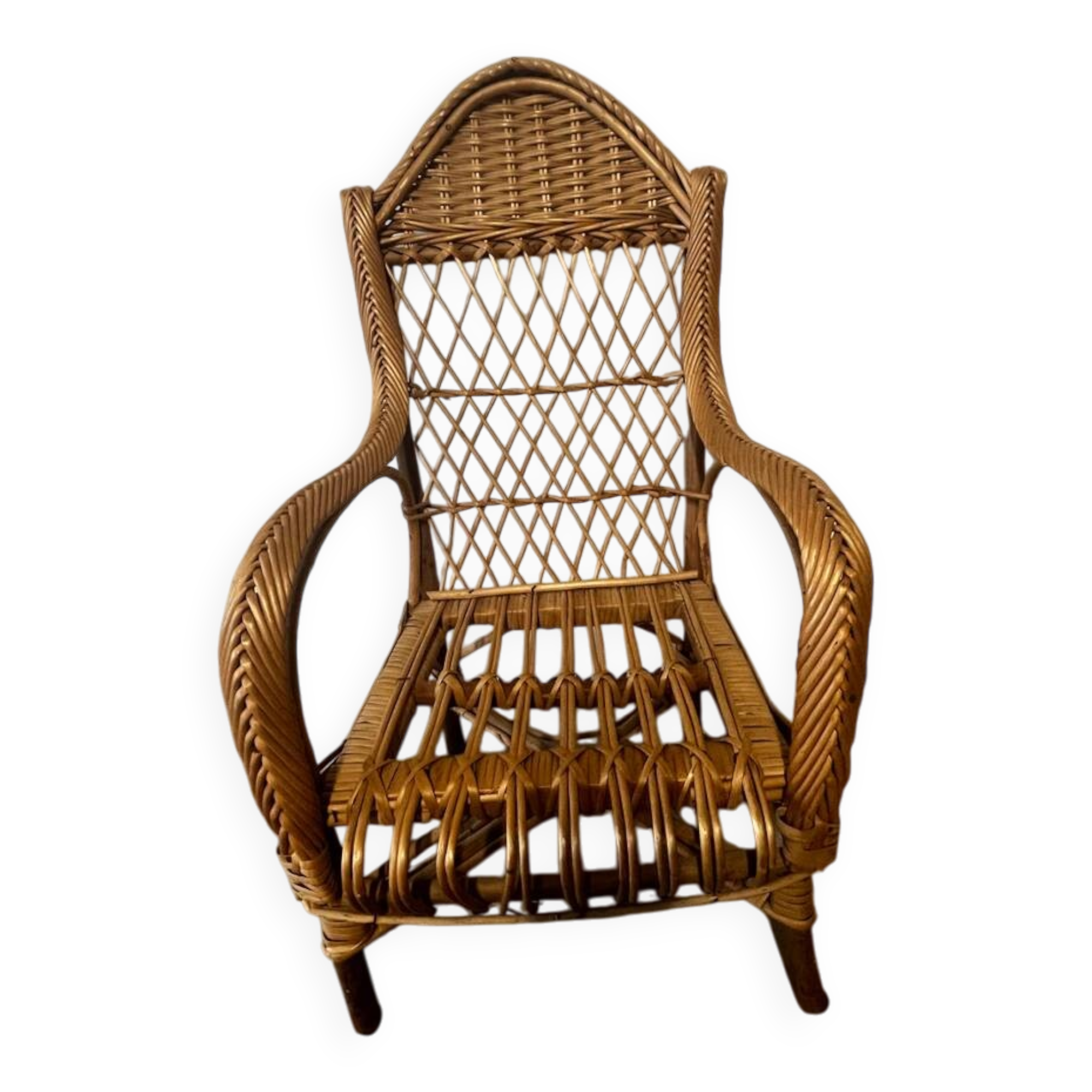Children's rattan armchair