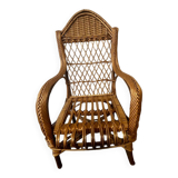 Children's rattan armchair