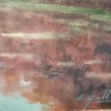 Tableau huile sur toile 1910 E. Gallois