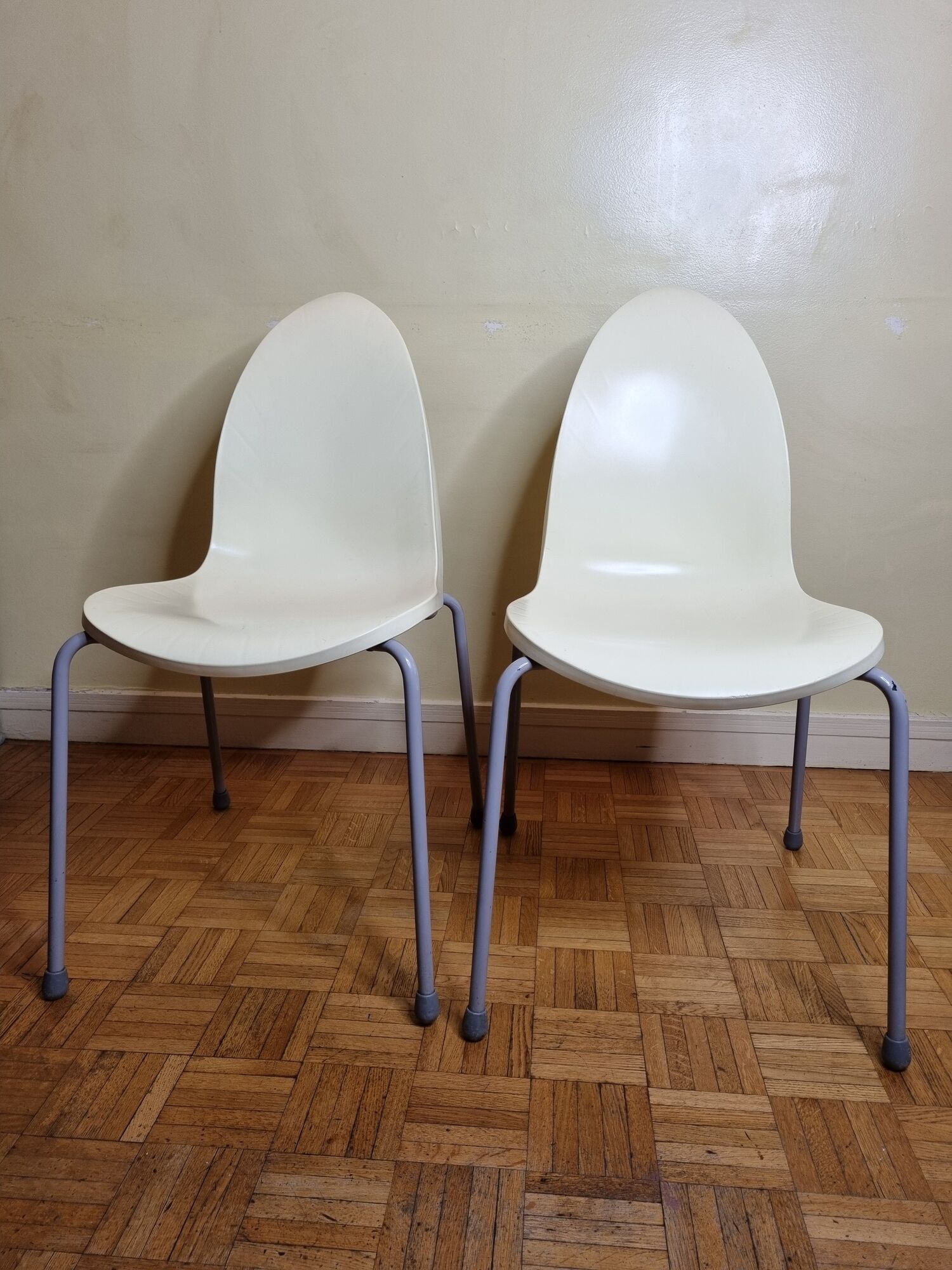 Paire de chaises "Lanceolata" design Platt & Young pour Driade (made in Italy)