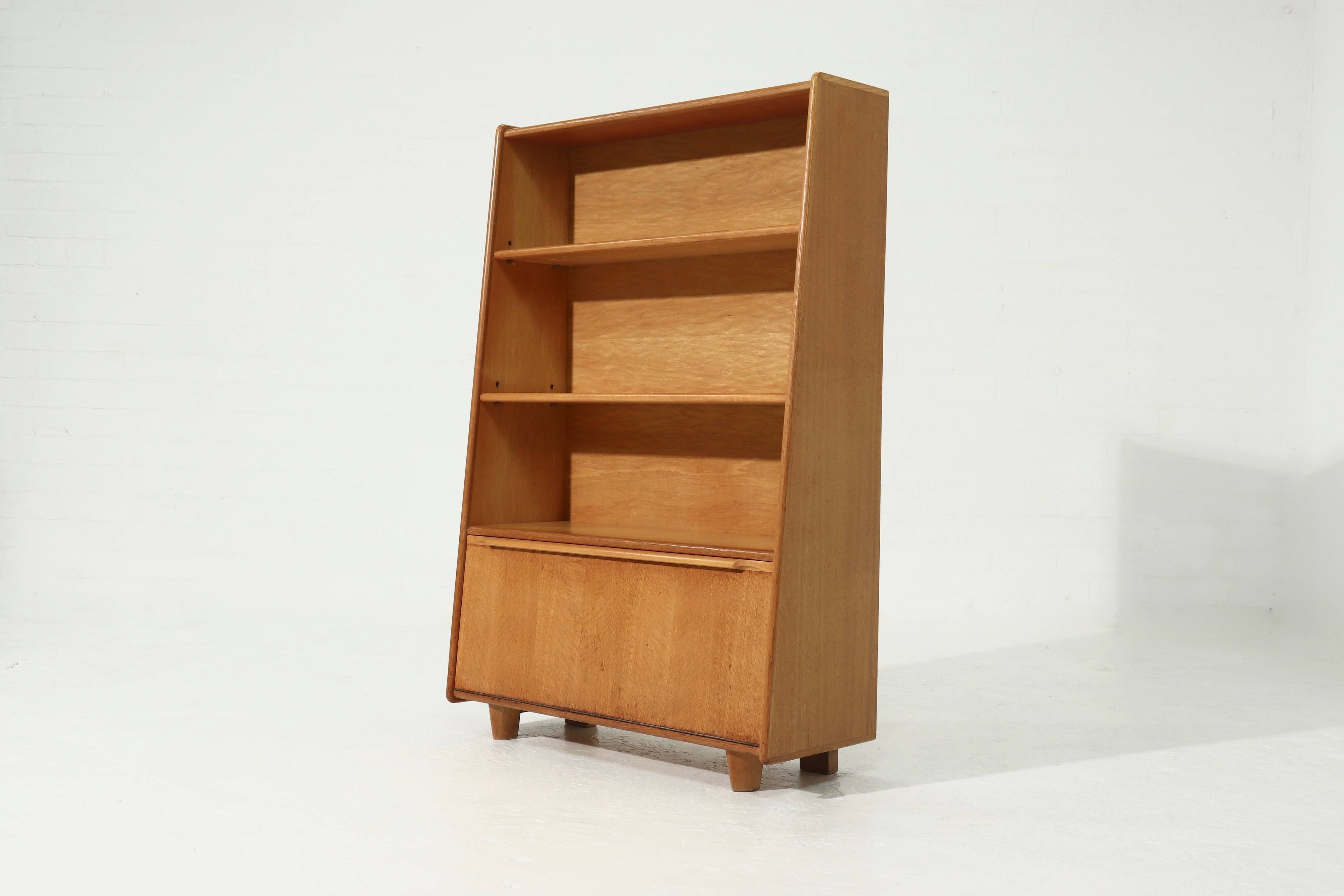 Oak Series Bookcase Model BE04 by Cees Braakman for Pastoe 1950s