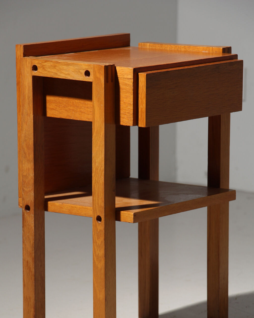 Vintage modernist bedside table