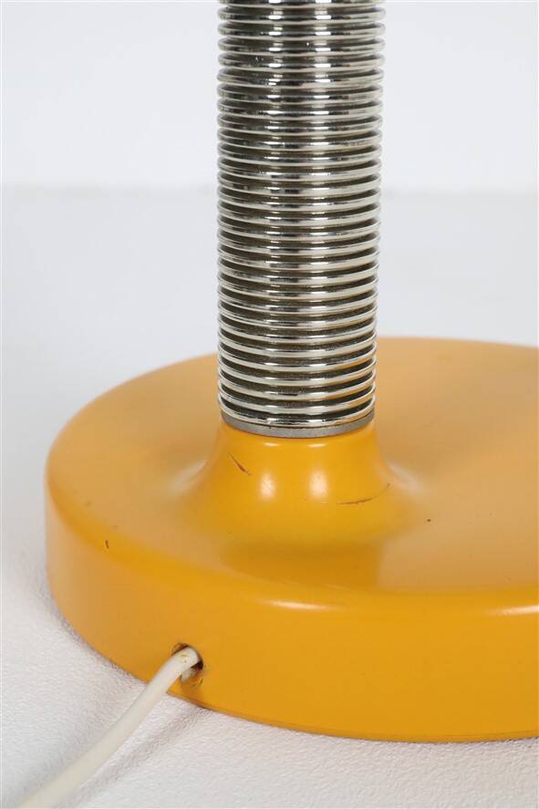 Temde / Eva Renée Nele "Type 32" / "Cobra" desk lamp / table lamp / Space Age / Mid Century Modern Design / orange / 1960s / 1970s